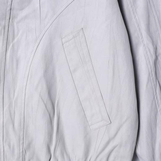 SDSA男装2026新款高贵轻奢韩系简约纯色立领褶皱夹克外套百搭休闲 商品图2