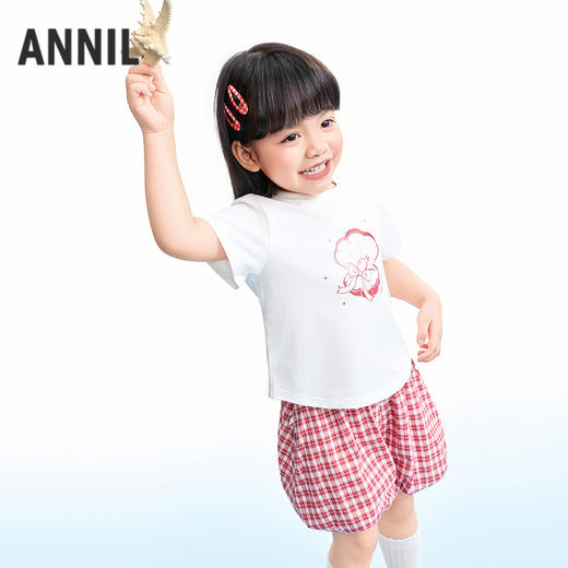 【实体店同款】女童套装夏季新款安奈儿童装XG621199 商品图2