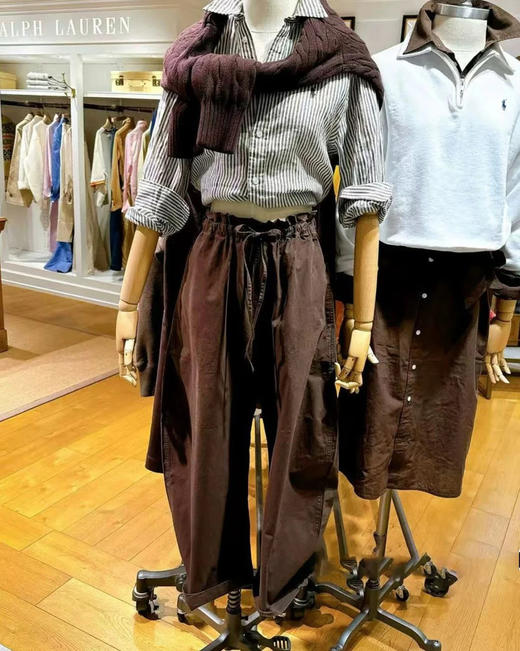 【3月20日 周末秒杀 直接调价 下单即可】预售 官网同步 10天后出大货 26年早春款 RL 藏肉肉的弯刀女裤 松弛感拉满的美式复古神裤 商品图4