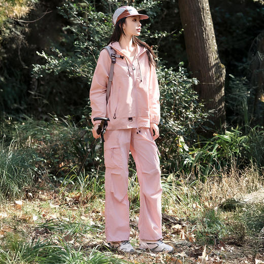 BHOVKEM 情侣款休闲速干防晒套装 防晒外套/防晒长裤/防晒短裤 轻薄有型 春夏两穿 商品图2