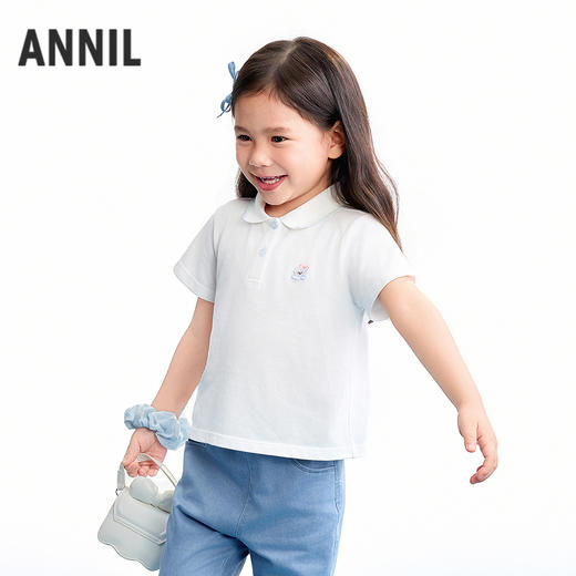 【实体店同款】女童短袖上衣夏季新款安奈儿童装XG621273 商品图2