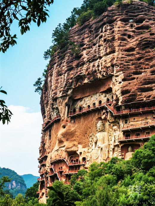 甘肃·陇东南春摄8天：临夏黄河三峡、炳灵寺石窟、官鹅沟、天水麦积山石窟、庄浪梯田、水墨丹霞 商品图4