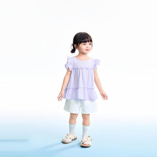 【实体店同款】女童梭织短裤夏季新款安奈儿童装XG626253 商品图5