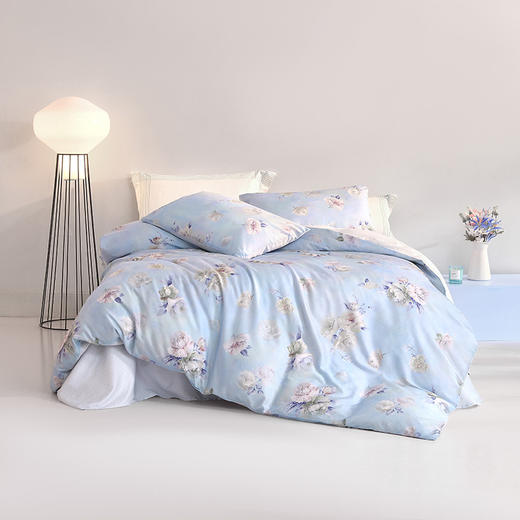 罗莱 TG 芳华如梦全棉斜纹磨毛四件套 商品图0