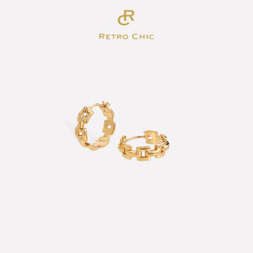 Ancient Rome古罗马时期 | 罗马链条耳环（金银2色） 商品图3