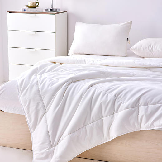 多喜爱 棉享舒柔春秋被【全棉面料】【三维螺旋纤维】【全棉包边】柔软亲肤 蓬松轻盈 整张填充 精美绗缝 八点固定 商品图2