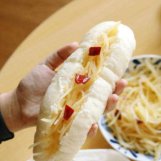 山子家毛巾酒酿馒头 300g/袋 传统酒酿发酵 香甜暄软 方便速食 商品图2