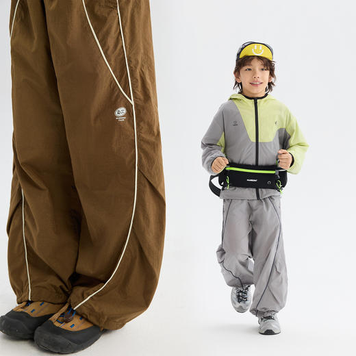 MANHOJIA【轻量伞兵裤】26春新儿童长裤轻量防水松弛设计伞兵裤 商品图1