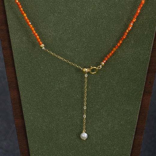 子佩集【时空沙漏】银S925珍珠AOYA奥雅项链【SGN0550003】13*19mm大珠巴洛克2512 商品图3