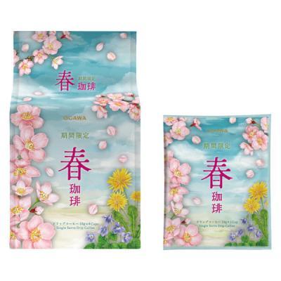 小川咖啡春季限定挂耳咖啡粉80g春珈琲 ドリップコーヒー 商品图0