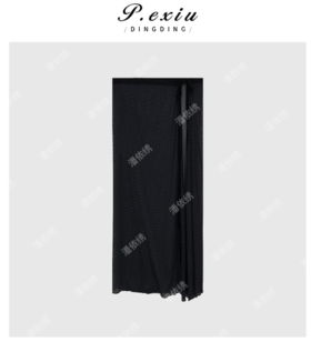 03-4潘依绣丁丁宠粉夏季叠穿神器绑带波点半身裙Q8954