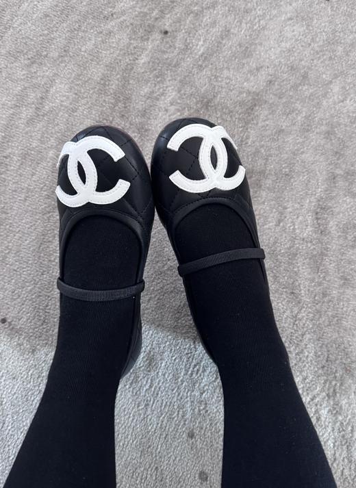 香奈儿 升级版康鹏系列一字带玛丽珍平底鞋芭蕾鞋 商品图7