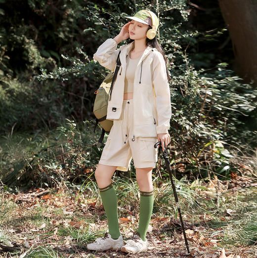 BHOVKEM 情侣款休闲速干防晒套装 防晒外套/防晒长裤/防晒短裤 轻薄有型 春夏两穿 商品图6