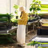 绽放114朵/贵族花苞裤*亚麻棉设计感宽松卷边立体捏褶休闲长裤女 商品缩略图2