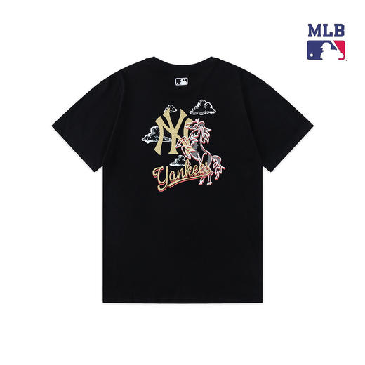 MLB马年新款印花新禧贺岁系列情侣短袖 MLB1601 商品图6