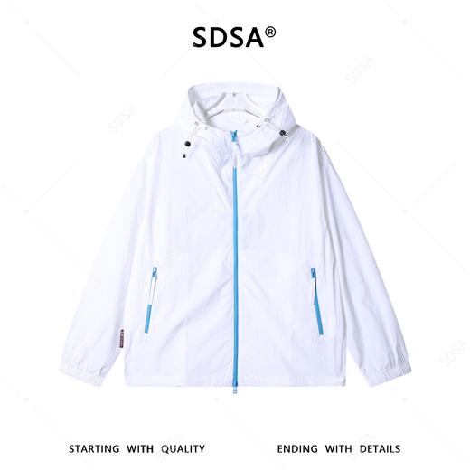 SDSA男装2026新款高贵轻奢潮牌撞色拉链简约立领连帽夹克外套百搭 商品图0