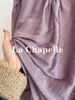 专柜实拍【醋纤丝光感】拉夏贝尔/La Chapelle精致串珠圆领后系带缎光肌理感长袖衬衫气质复古上衣 商品缩略图4