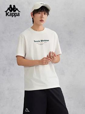XXMKappa卡帕背靠背夏季凉感抗菌印花短袖男运动跑步t恤休闲上衣