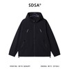 SDSA男装2026新款高贵轻奢纯色下摆松紧设计拉链立领连帽夹克百搭 商品缩略图0