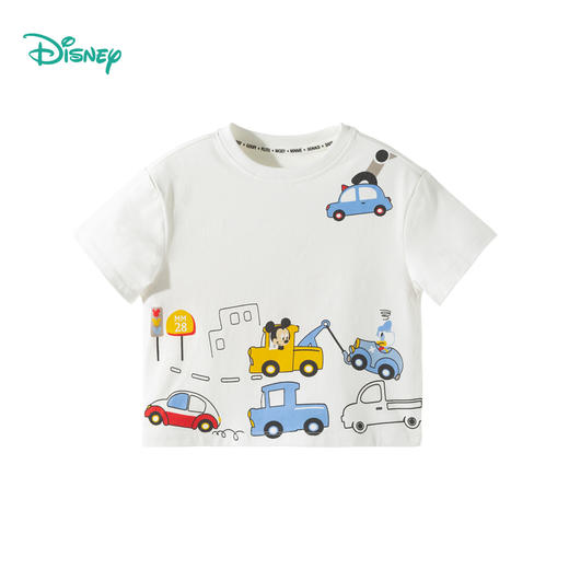 迪士尼全能车手夏季男童7A抗菌短袖T恤ZD2FS019 商品图5