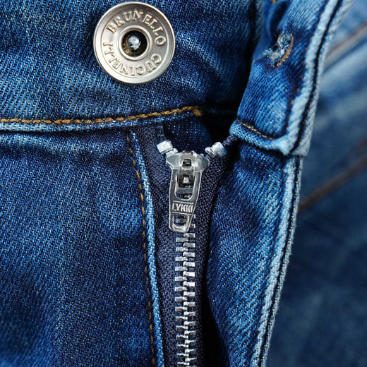 【3月20日 周末秒杀 直接调价 下单即可】Brunello Cucinelli（BC）经典五袋常规小直筒 水洗牛仔裤 男女都可穿 商品图8