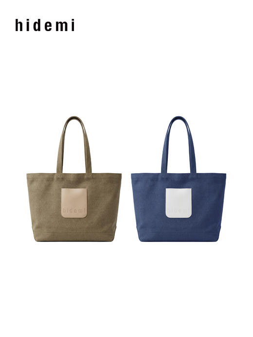 hidemi副线小h 复古大容量托特包手提包旅行包休闲包 商品图6
