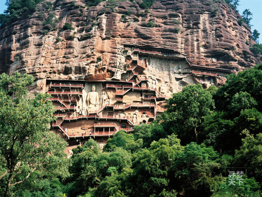 甘肃·陇东南春摄8天：临夏黄河三峡、炳灵寺石窟、官鹅沟、天水麦积山石窟、庄浪梯田、水墨丹霞 商品图0