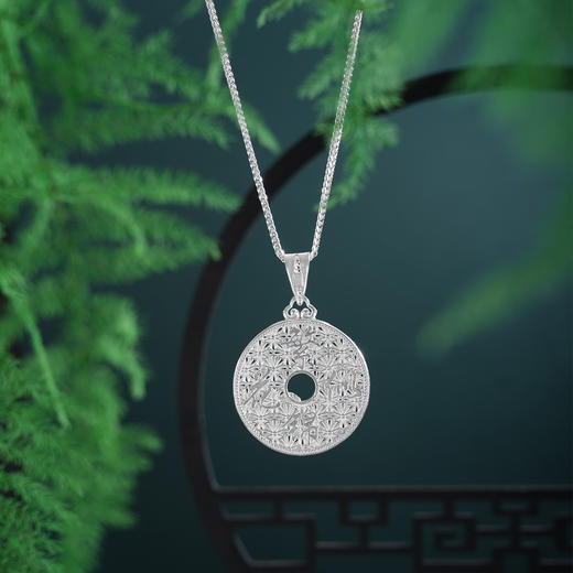 子佩集【蝶引花深】S990银吊坠【YXYLDZ055】繁花似锦花丝珐琅彩蝶恋花南红（不含链）2510 商品图8