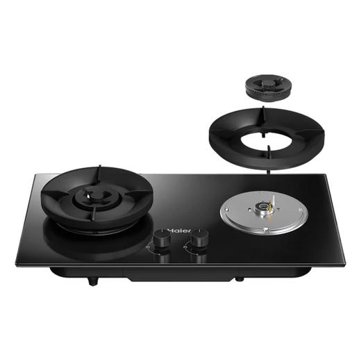 海尔5.2kW爆炒大火力76%高能效燃气灶 JZT-QG91(12T)节能聚能盘搪瓷支架铜火盖可拆易清洁780大台面 天然气 JZT-QG91(12T) 商品图7