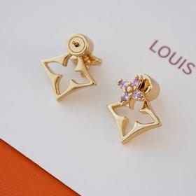 LV 当季新款 FLOWERGRAM STRASS 耳环