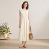 西遇通勤风无袖背心女2026年春季系带收腰长裙小众简约气质连衣裙H0060211 商品缩略图1