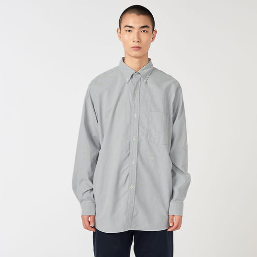 nanamica Button Down Wind Shirt 男装纽扣领经典款长袖衬衫 商品图0