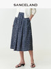 三石一澜SANCELAND 桑蚕丝斜纹绸半裙SK23103015 商品缩略图1