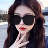 【大框防晒墨镜❗个性彰显】金属铰链偏光镜女墨镜圆脸高级感新款大框防紫外线开车男太阳眼镜。rh 商品缩略图0