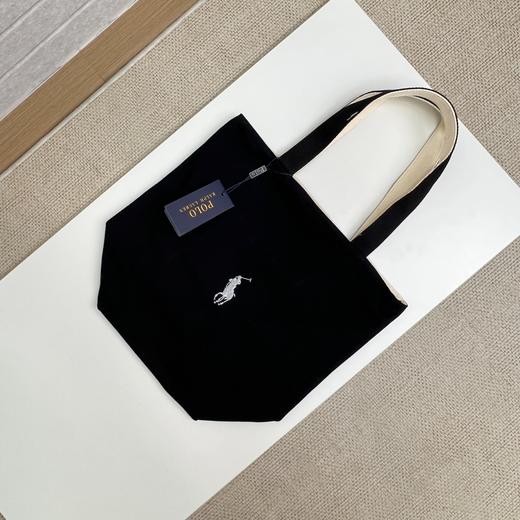 Polo经典小马刺绣帆布双面托特包 商品图4