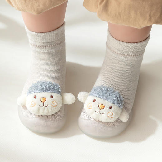 婴儿软底学步鞋冬宝宝0-2岁1室内夏小童地板袜子鞋春秋季防滑不掉 商品图1