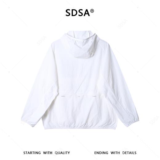 SDSA男装2026新款高贵轻奢美式简约多口袋拉链立领连帽夹克外套潮 商品图4