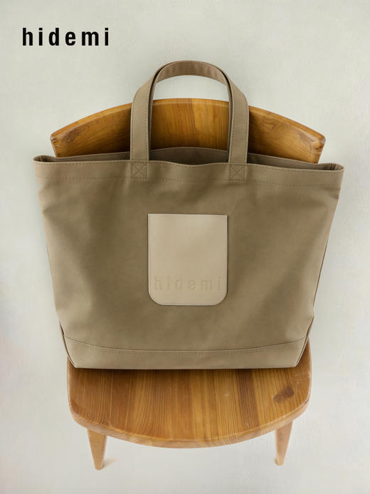 hidemi副线小h 复古大容量托特包手提包旅行包休闲包 商品图5