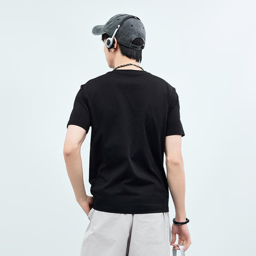 【新品上新】HX 夏季圆领短袖T恤合体版型S102522651101/02 商品图4