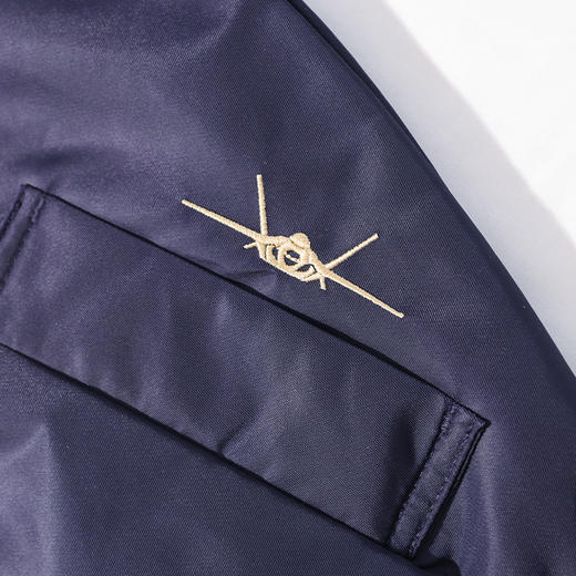 【中航文化授权】歼20/歼35A儿童飞行夹克  精美飞机刺绣 酷飒英姿圆满飞行员梦 做工精细/舒适/防风/保暖 商品图10