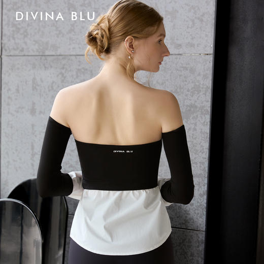 DIVINA BLU 马赛系列 迪唯纳拼接裹胸M135 商品图2