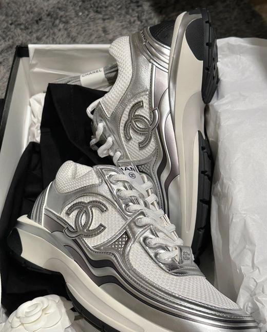 男女同款小香银角大王经典内增高走秀运动鞋 商品图11