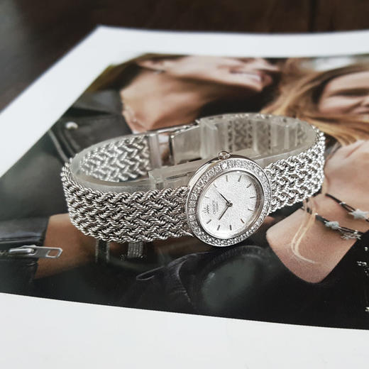 【95新】CREDOR 贵朵石英机芯22MM（女款）18K白金100326NJS10 商品图5