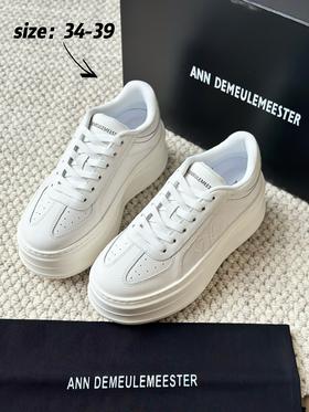 ANN 同款 最新款厚底小白鞋‼️