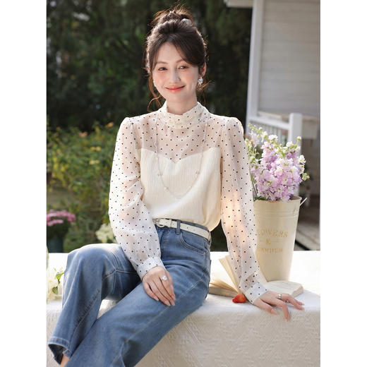 鹿向南「唯蓝织夏」百搭蓝色牛仔裤女2026夏季最新款显瘦遮肉长裤 商品图4