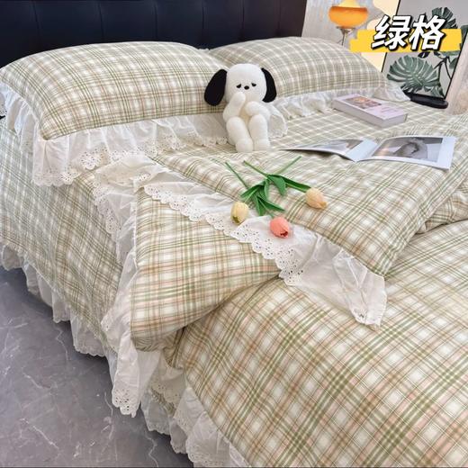法式轻奢公主风三件套超柔水洗棉床盖G118000138 商品图8