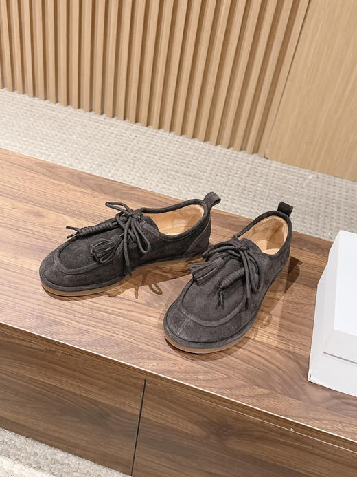 The Row新款系带流苏休闲袋鼠鞋  （DBG） 商品图3