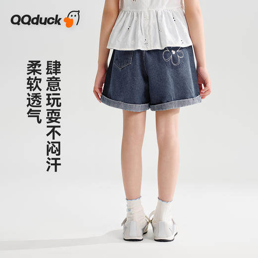 【120-165】【可可鸭】女童夏季牛仔短裤 商品图5