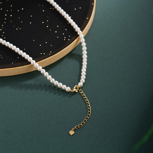 子佩集【福袋满满】珍珠AOYA奥雅项链【XXXL007】4mm珠镀金元宝福2512 商品图4