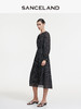 三石一澜SANCELAND乔其真丝连衣裙SK14104011 商品缩略图1